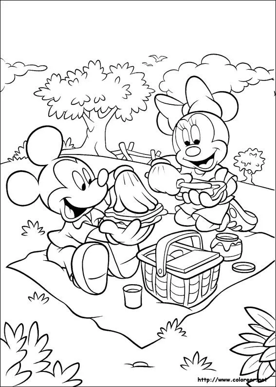 Dibujos de Minnie para colorear en Colorear. Dibujos de Minnie para colorear en Colorear.
