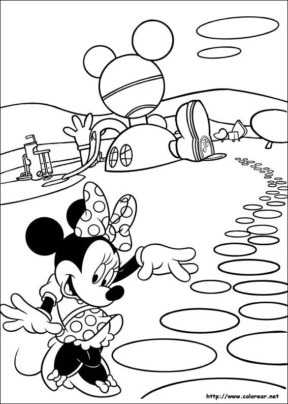 Dibujos de Minnie para colorear en Colorear.net Dibujos de Minnie para colorear en Colorear.net