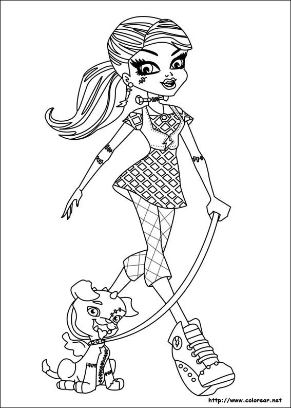 Dibujos para colorear de Monster High