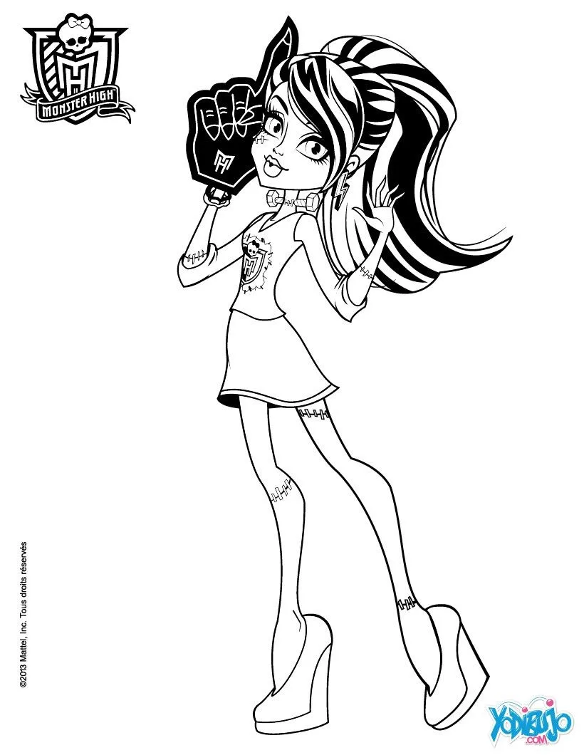 Dibujos MONSTER HIGH para colorear - Monster High Freaky Fusion ... Dibujos MONSTER HIGH para colorear - Monster High Freaky Fusion ...