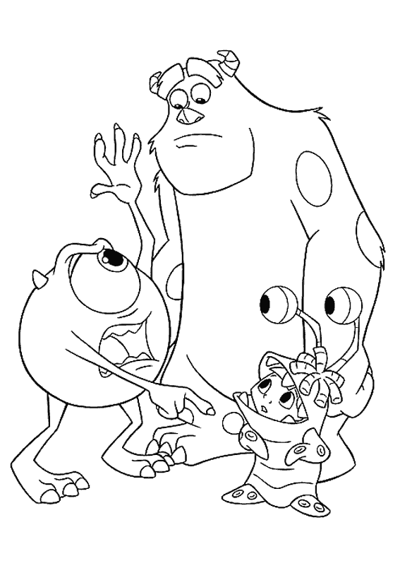 Mike, Boo y Sulley