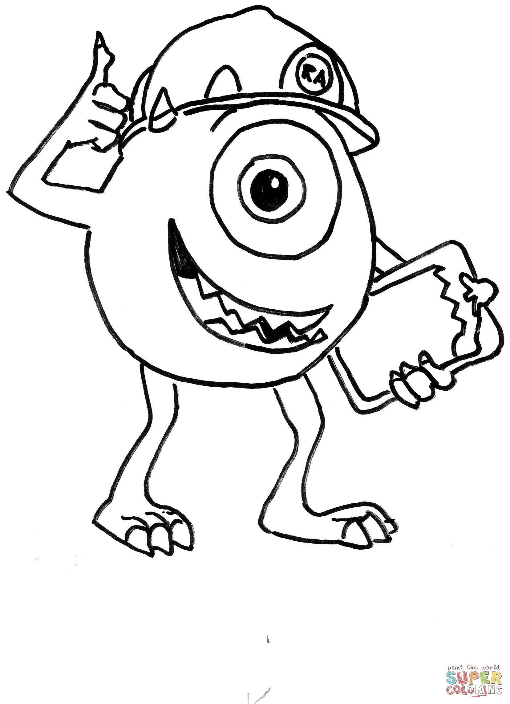 Dibujos de Monstruos, S.A. (Monsters, Inc.) para colorear ... Dibujos de Monstruos, S.A. (Monsters, Inc.) para colorear ...