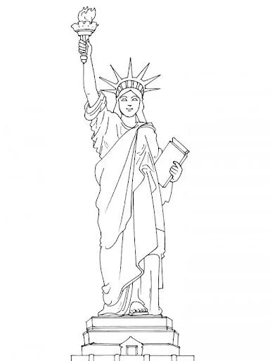 DIBUJOS DE MONUMENTOS PARA COLOREAR