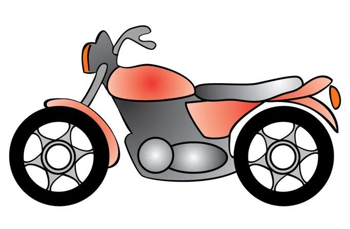 Dibujos de motos a color - Imagui