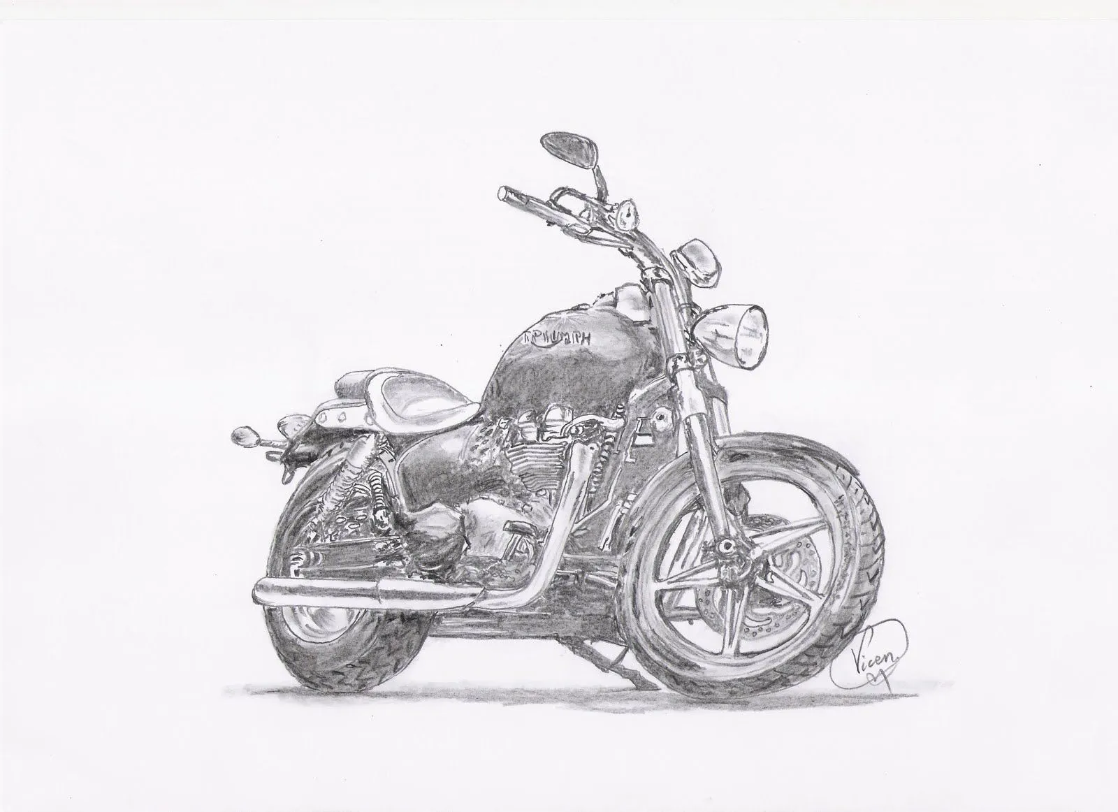 Vicen Alcorisa: Moto custom