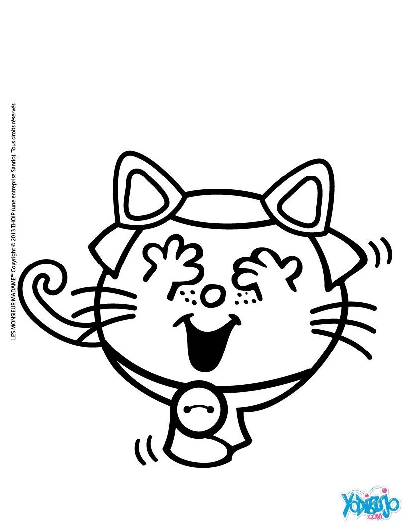 Dibujos de Mr Men y Little Miss para colorear, Doña Sonrisa para ... Dibujos de Mr Men y Little Miss para colorear, Doña Sonrisa para ...