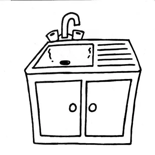 DIBUJOS DE MUEBLES Y COSAS DE LA CASA PARA COLOREAR DIBUJOS DE MUEBLES Y COSAS DE LA CASA PARA COLOREAR