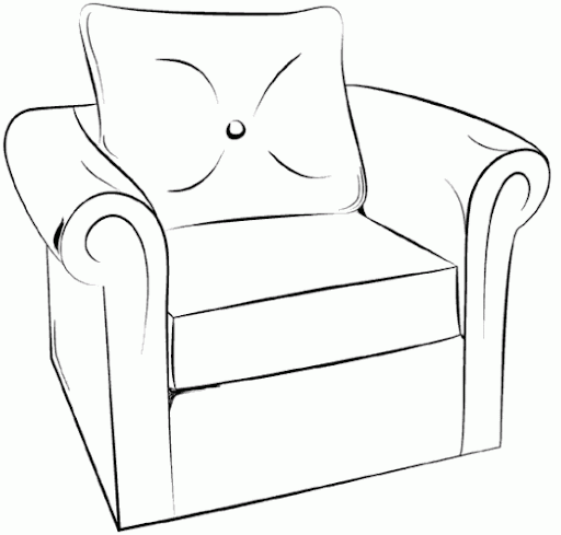 DIBUJOS DE MUEBLES PARA COLOREAR