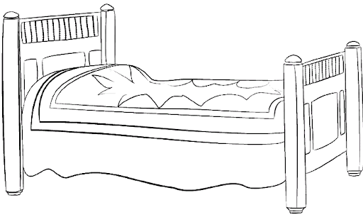 DIBUJOS DE MUEBLES PARA COLOREAR