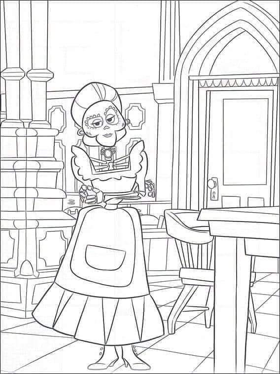 Dibujos de día de muertos para colorear