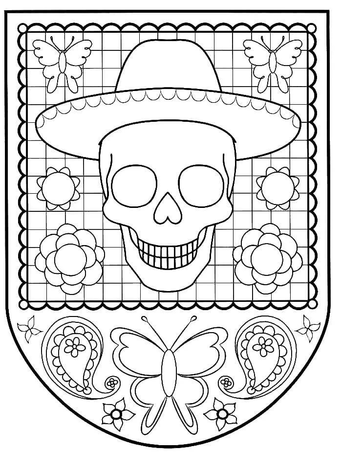 Dibujos de El Día de Muertos para Colorear. Gran colección 2020 Dibujos de El Día de Muertos para Colorear. Gran colección 2020