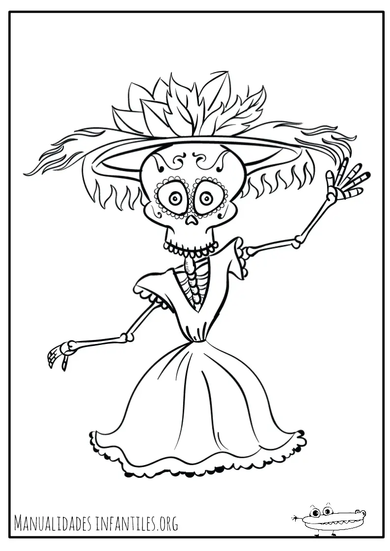 Dibujos Día de Muertos -Manualidades Infantiles Dibujos Día de Muertos -Manualidades Infantiles