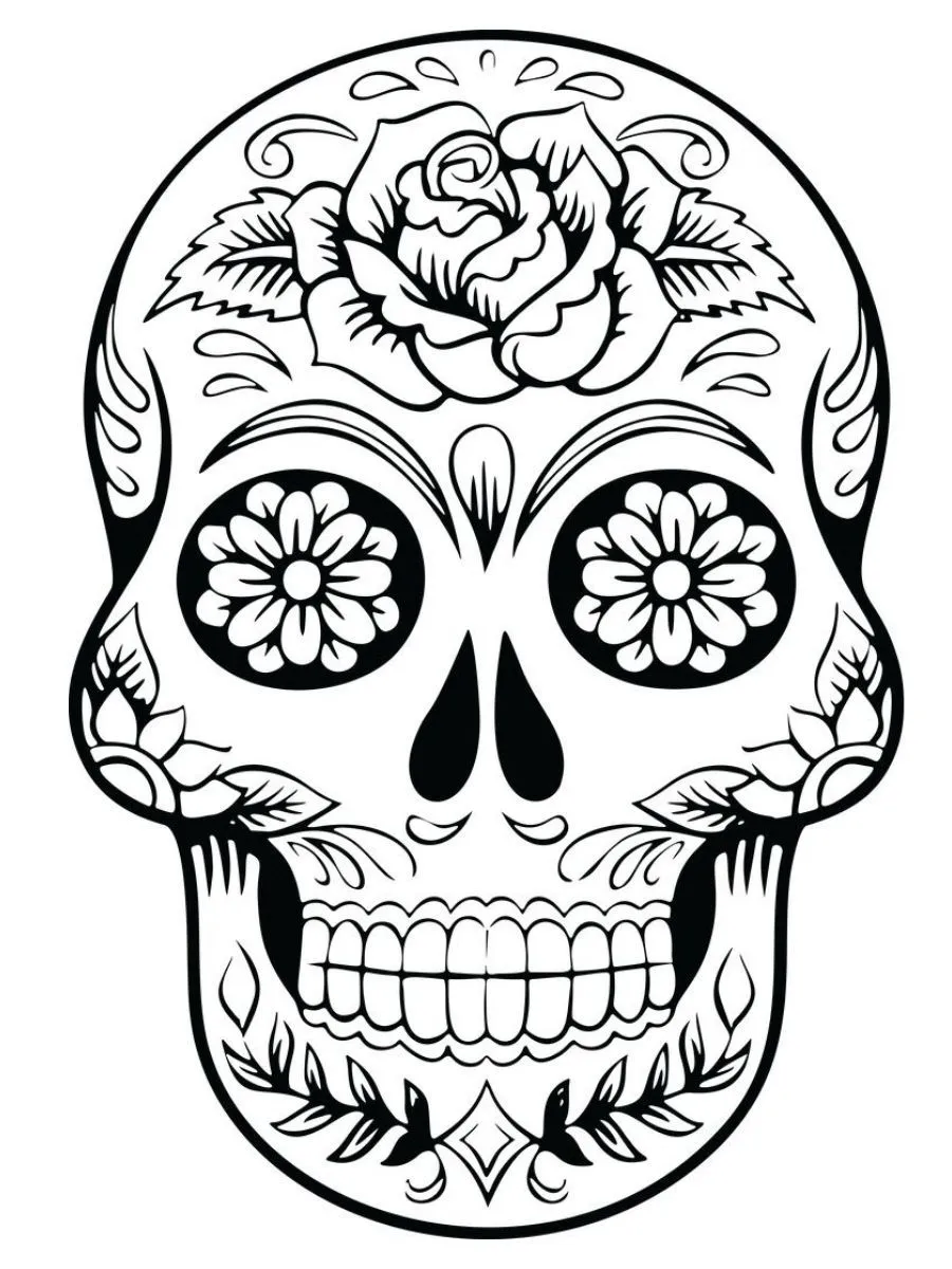 Dibujos de Día de Muertos, ¡recorta, colorea y festeja con tus niños! - México Desconocido Dibujos de Día de Muertos, ¡recorta, colorea y festeja con tus niños! - México Desconocido