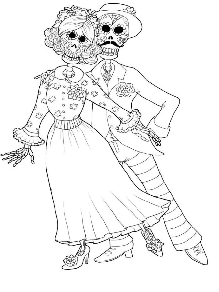Dibujos de Día de Muertos, ¡recorta, colorea y festeja con tus niños! - México Desconocido Dibujos de Día de Muertos, ¡recorta, colorea y festeja con tus niños! - México Desconocido