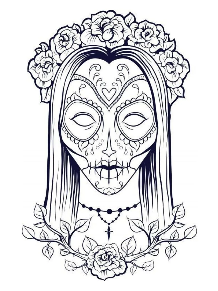 Dibujos de Día de Muertos, ¡recorta, colorea y festeja con tus niños! - México Desconocido Dibujos de Día de Muertos, ¡recorta, colorea y festeja con tus niños! - México Desconocido