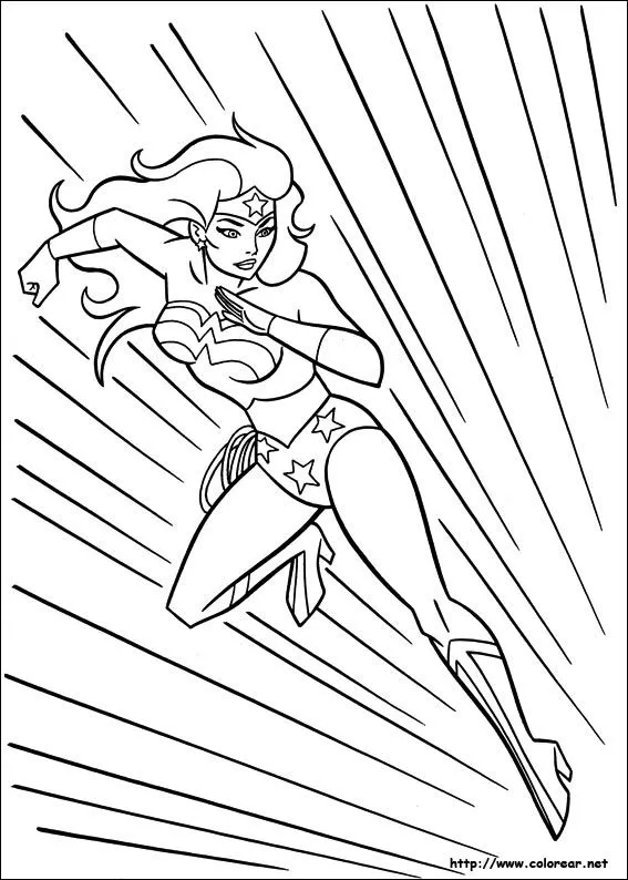Dibujos de Mujer Maravilla para colorear en Colorear.net Dibujos de Mujer Maravilla para colorear en Colorear.net