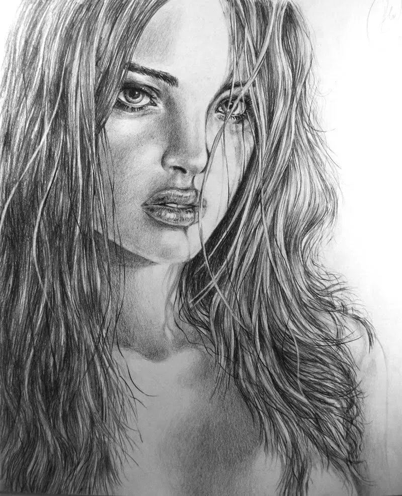Dibujos de mujeres a lapiz - Imagui