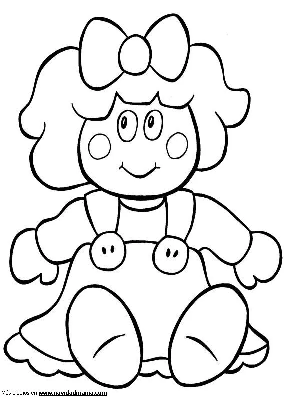 Dibujos de muñecas de trapo para pintar | Colorear imágenes Dibujos de muñecas de trapo para pintar | Colorear imágenes