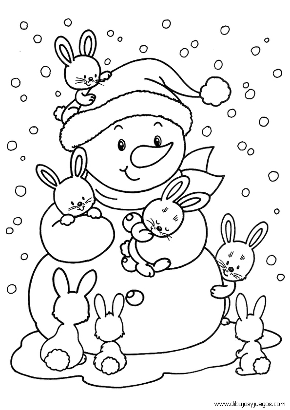 dibujos-munecos-de-nieve-032 | Dibujos y juegos, para pintar y ... dibujos-munecos-de-nieve-032 | Dibujos y juegos, para pintar y ...