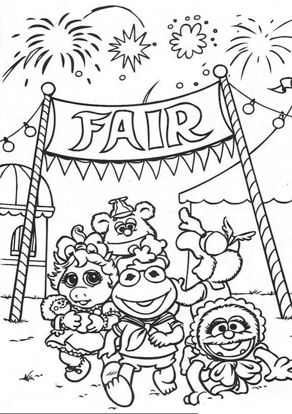 Dibujos de Muppets Babies para colorear