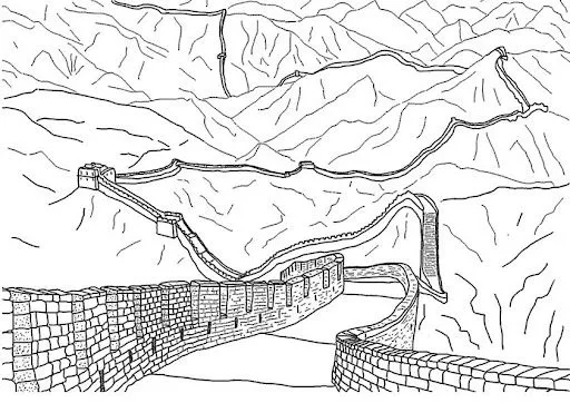 Dibujos de la muralla china para colorear - Imagui Dibujos de la muralla china para colorear - Imagui
