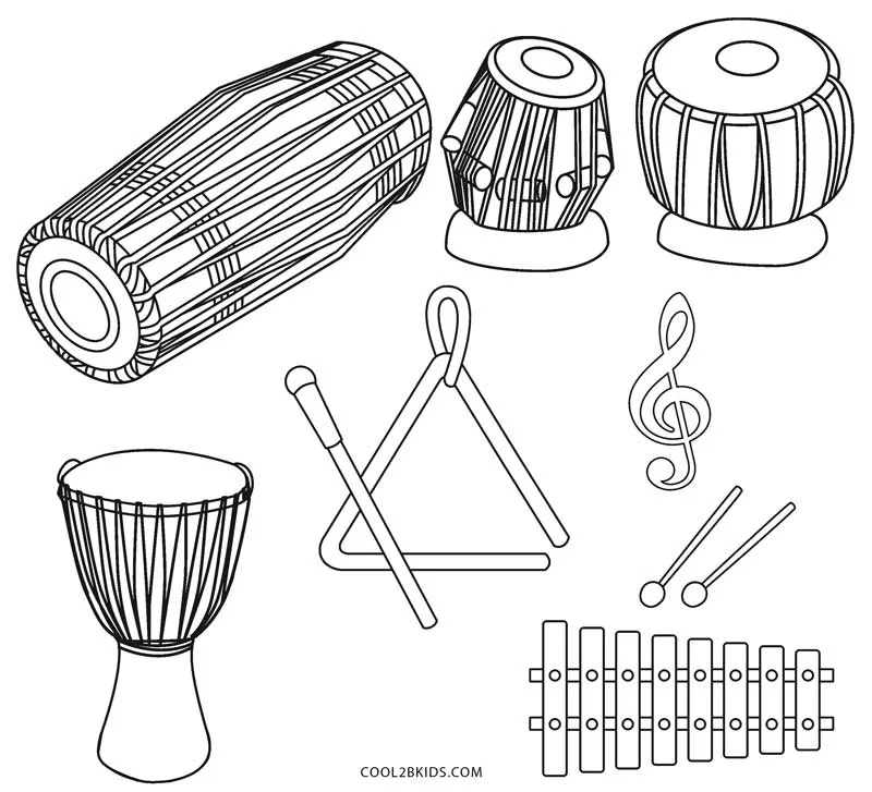 Dibujos de Música para colorear - Páginas para imprimir gratis