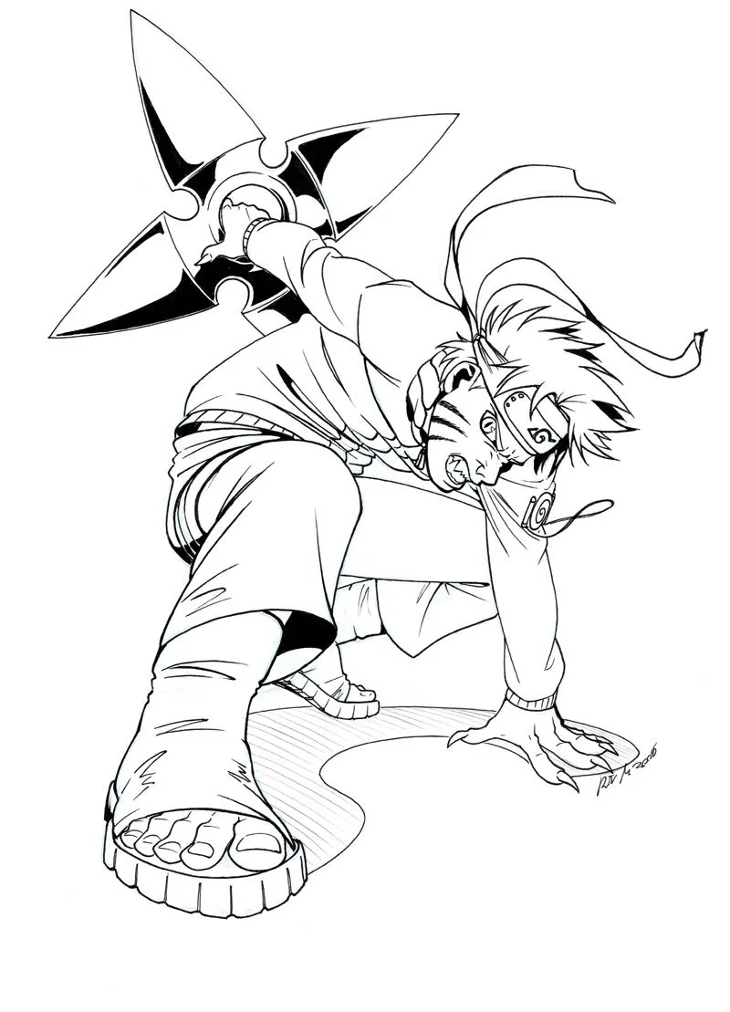 Dibujos de Naruto para Colorear