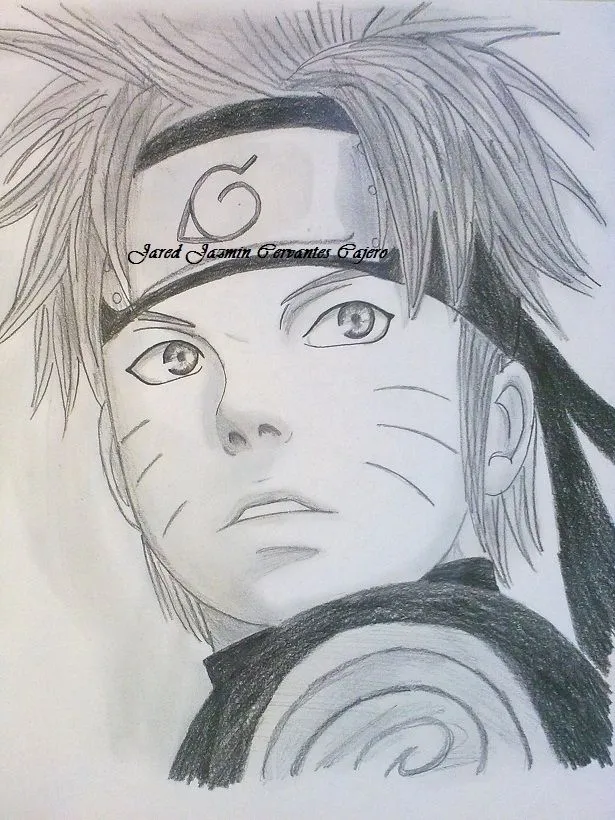 Mi dibujo de Uzumaki Naruto Shippuden | Dibujando