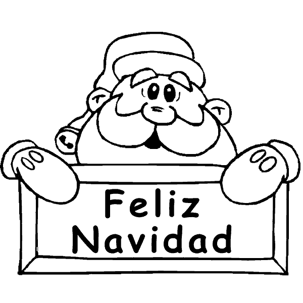 Dibujos de navidad para colorear