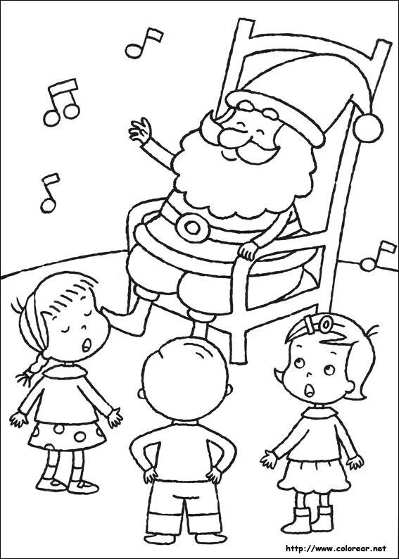 Dibujos de Navidad para colorear en Colorear. Dibujos de Navidad para colorear en Colorear.