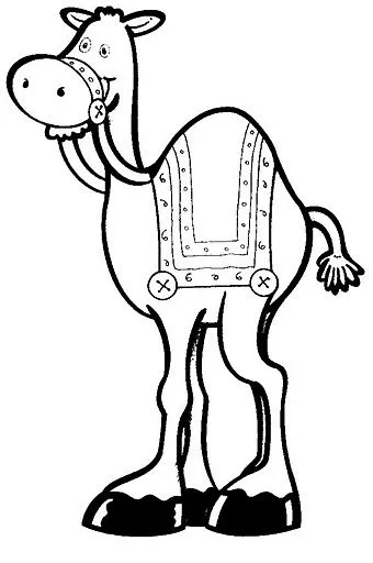 DIBUJOS NAVIDAD PARA COLOREAR:CAMELLO : COSAS PARA NIÑOS