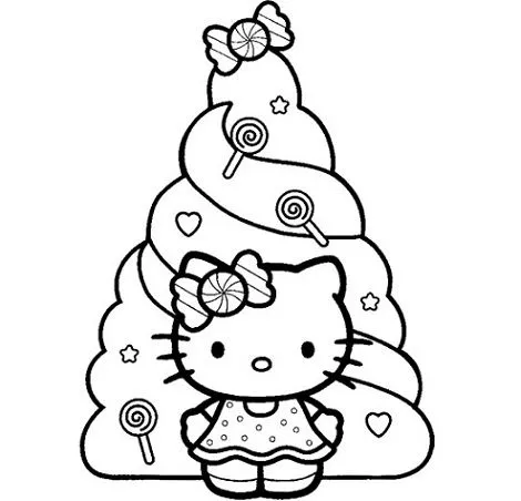 dibujos-navidad-hello-kitty- ...
