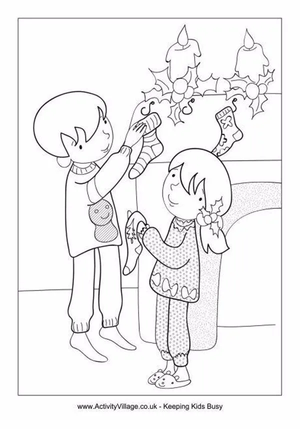 Dibujos de Navidad listos para imprimir y colorear en estas fiestas