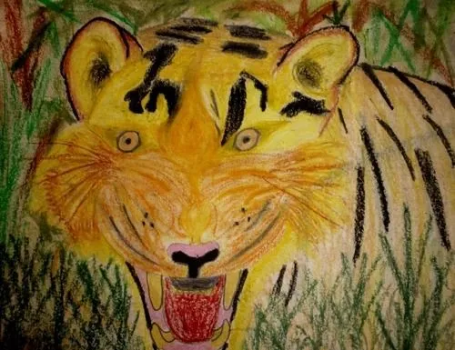 Dibujos de una niña.