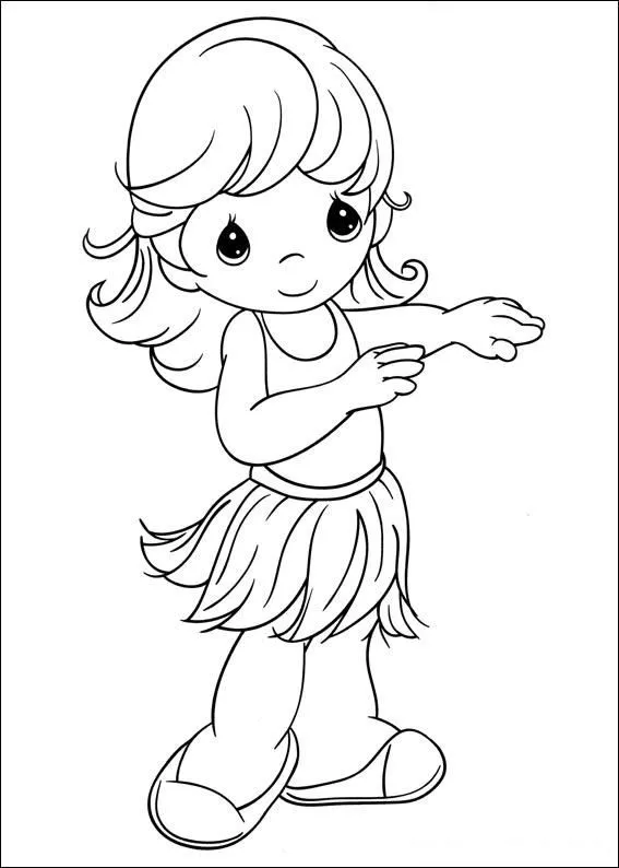 Dibujos niña Precious Moments - Imagui