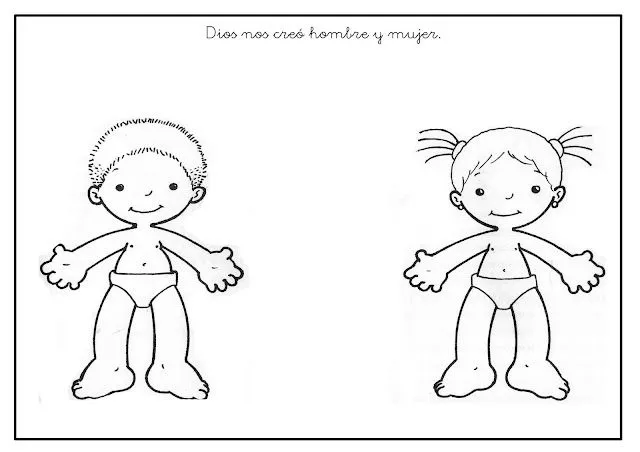 Dibujos de niño y niña para vestir - Imagui Dibujos de niño y niña para vestir - Imagui