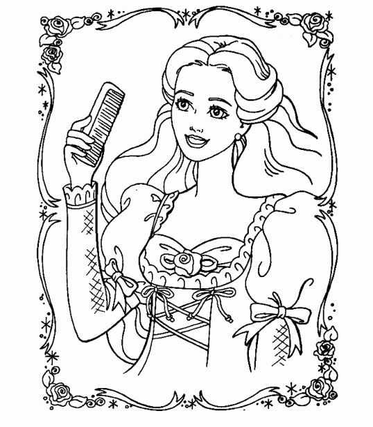 DIBUJOS PARA NIÑOS DE BARBIE PARA COLOREAR: BARBIE CEPILLANDOSE ... DIBUJOS PARA NIÑOS DE BARBIE PARA COLOREAR: BARBIE CEPILLANDOSE ...