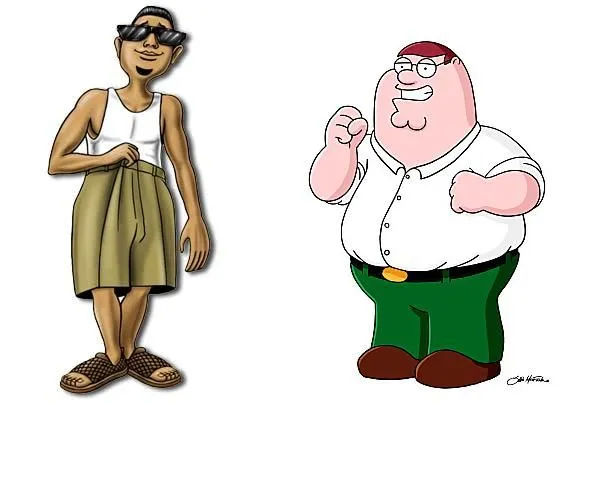Concepto gordo y flaco - Imagui