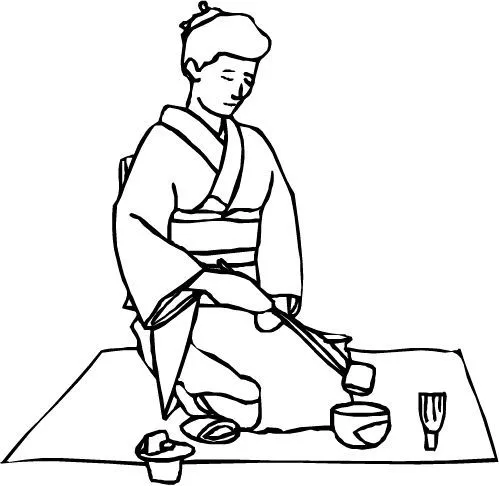 Dibujos de niños japoneses para colorear - Imagui