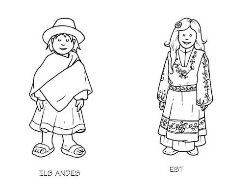 DIBUJOS DE NIÑOS POR NACIONALIDADES