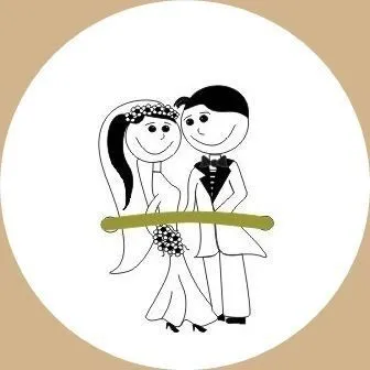 Dibujos de novios de bodas | 14 de febrero