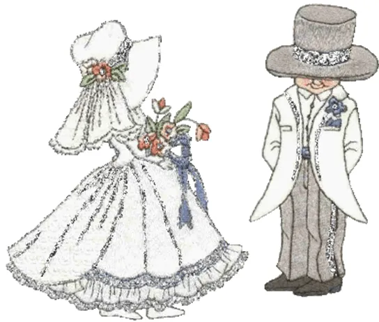 Dibujos de novios de bodas frases amor | imagenes y frases de amor ...