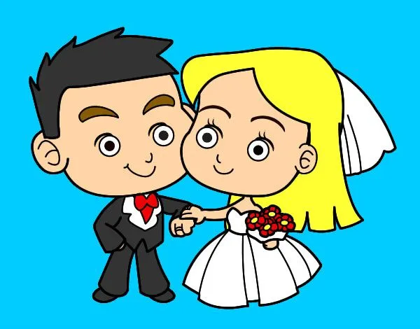 Dibujos de Novios para Colorear - Dibujos.net Dibujos de Novios para Colorear - Dibujos.net