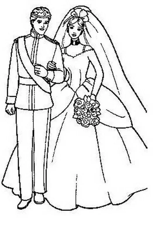 COLOREA TUS DIBUJOS: Bodas para colorear y pintar