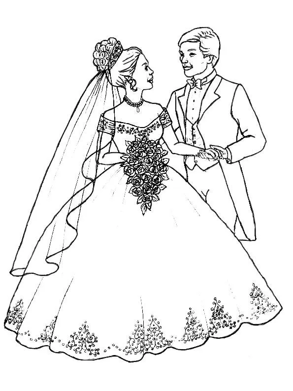 Dibujos de novios 9 | Dibujos para colorear e imprimir. Colorear ... Dibujos de novios 9 | Dibujos para colorear e imprimir. Colorear ...