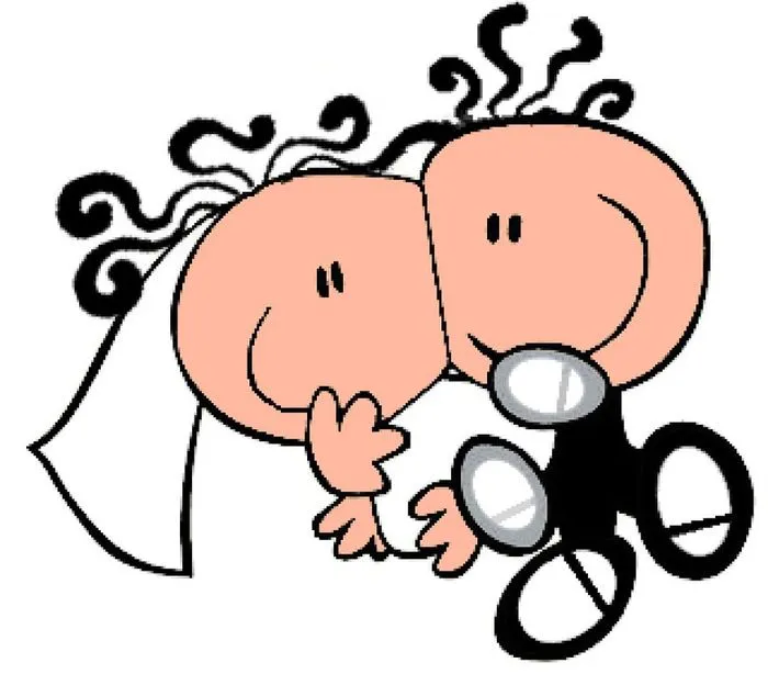 Dibujos novios para invitaciónes - Imagui