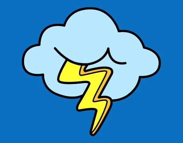 Dibujos de Nubes para Colorear - Dibujos.net