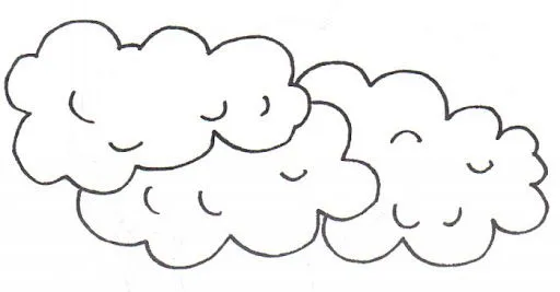 Dibujos de nubes - Imagui