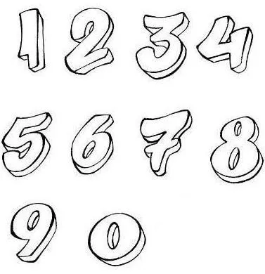 Dibujos de numeros para colorear del 1 al 10 - Imagui Dibujos de numeros para colorear del 1 al 10 - Imagui