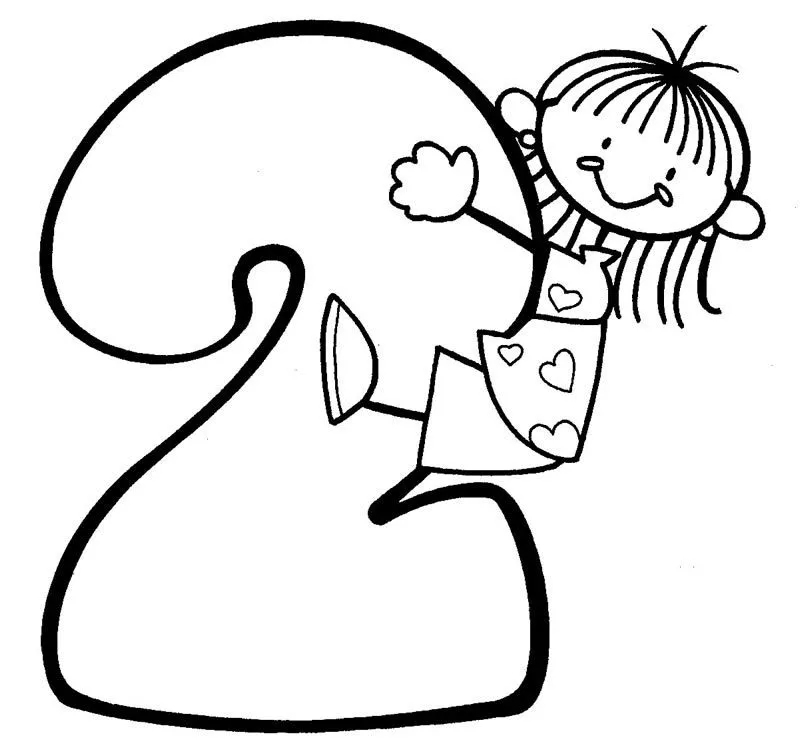 DIBUJOS DE NÚMEROS Y LETRAS ® Para colorear